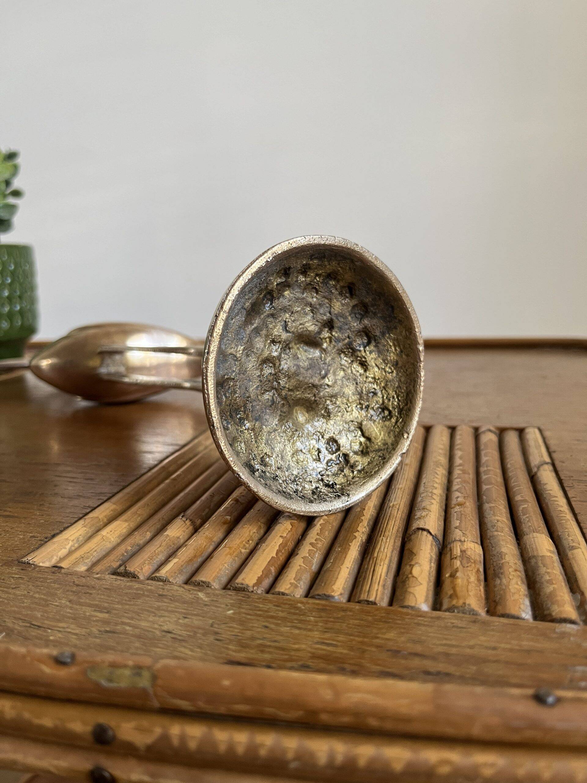 Vintage solid brass ibis