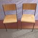 Set of 8 industrial chairs