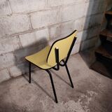Yellow formica chair 1960