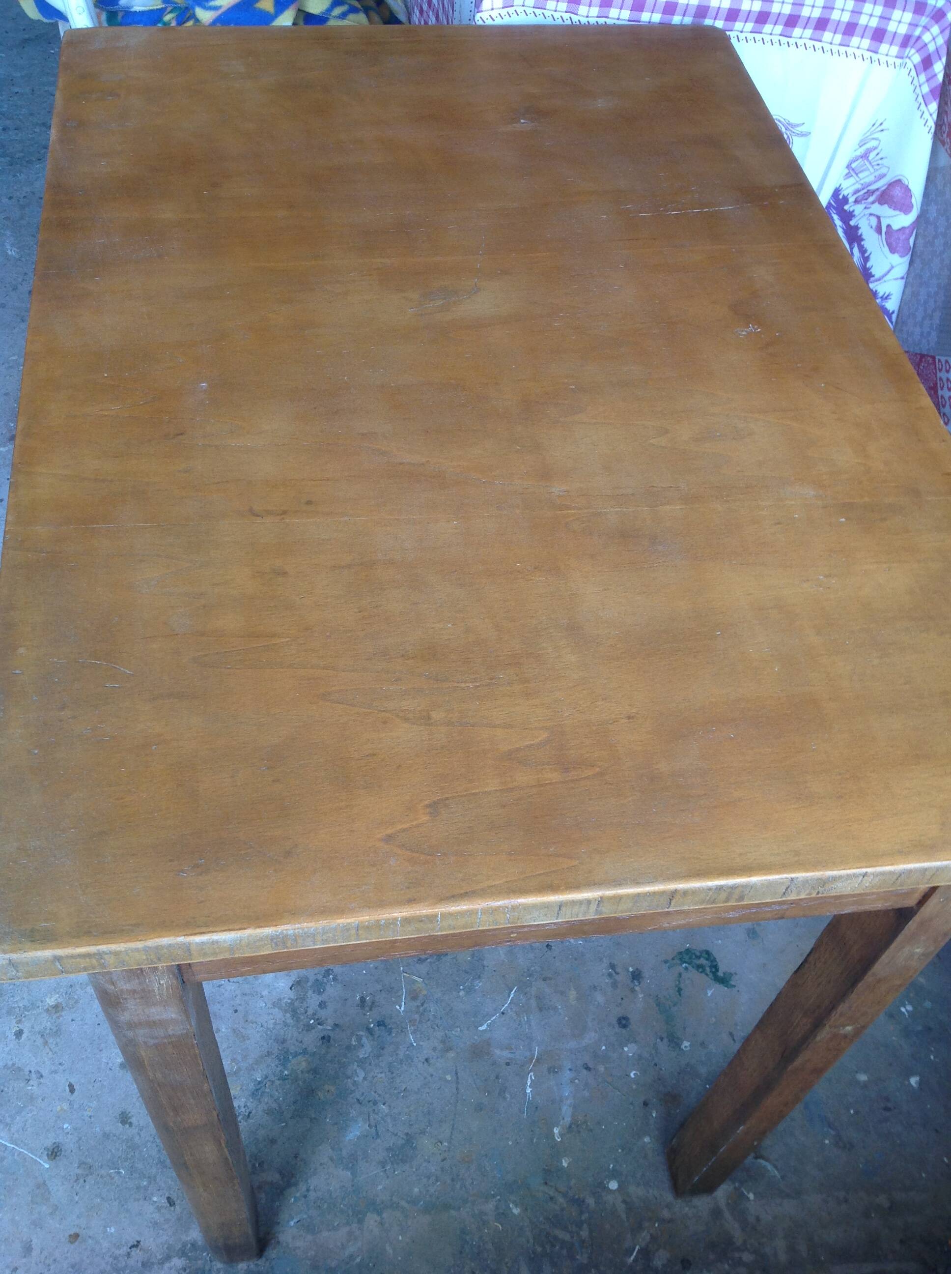 Antique kitchen table