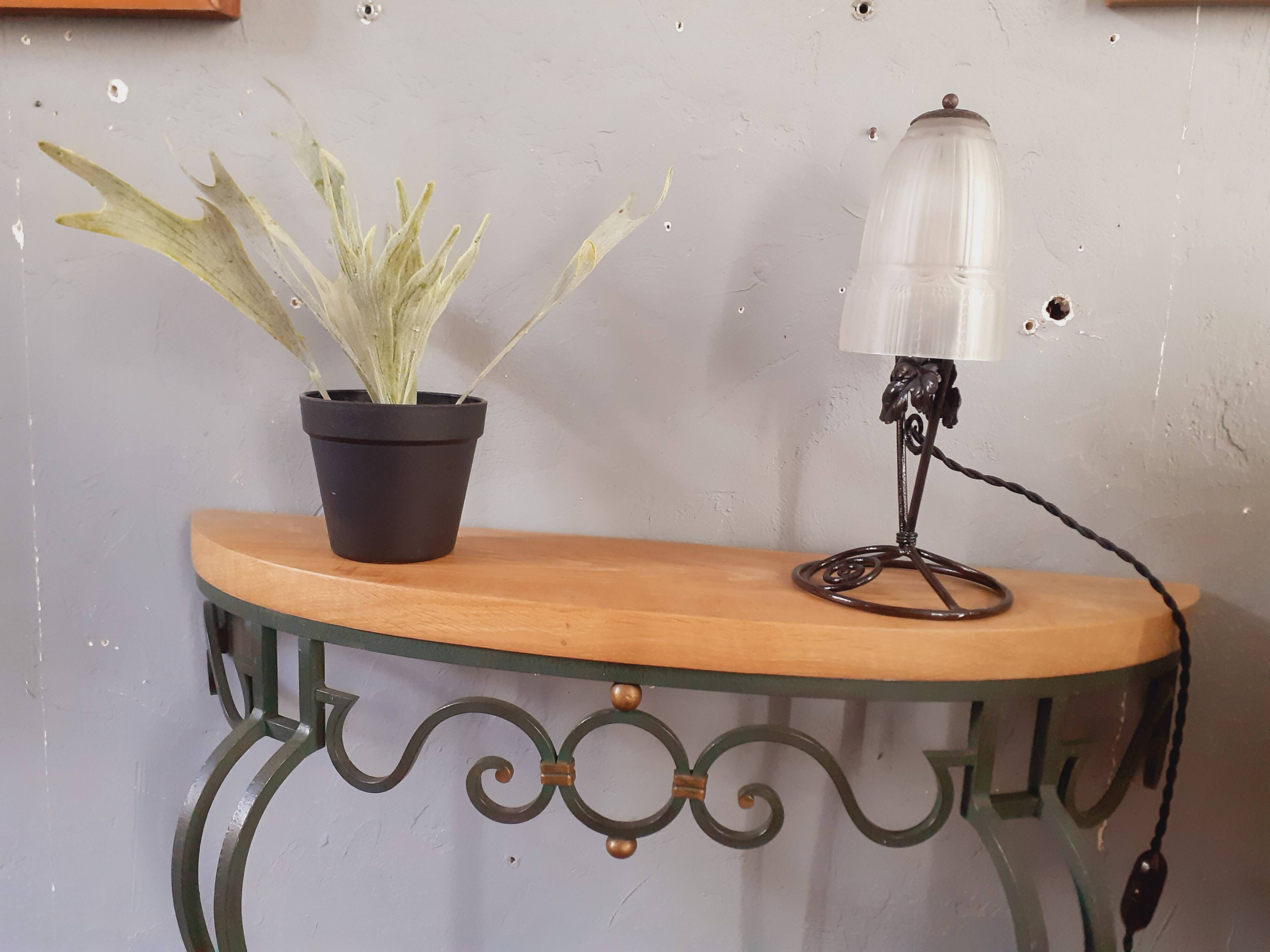 Art Deco lamp by Muller Frères Lunéville