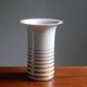 White and gold porcelain vase from the 60s / Schumann Arzberg Bavaria