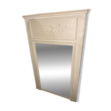Haussmannian fireplace mirror trumeau