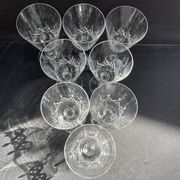 8 wine glasses – Cristallerie de Nancy (1920-1934)