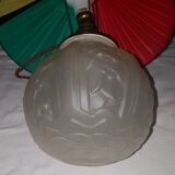 Art Deco opaline lamp