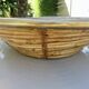 Large basket in the style of Gabriella Crespi made of bamboo and brass.