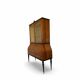 Secretary credenza in marquetry in the Italian Louis XV style from the mid-century, 1960.
