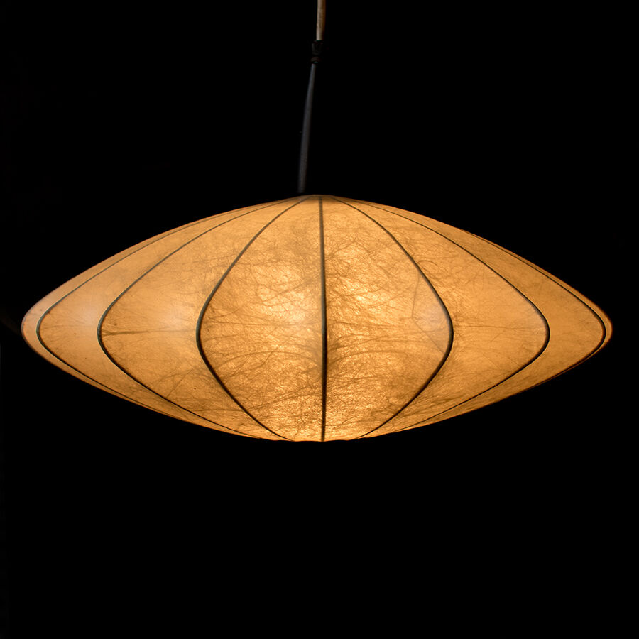 Cocoon hanging lamp from the 70s