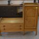 Oak entrance cabinet by Guillerme and Chambron 1960