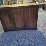 Old oak craft cabinet with 3 doors + drawers inside