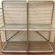 20th century curved aluminum bakery rack