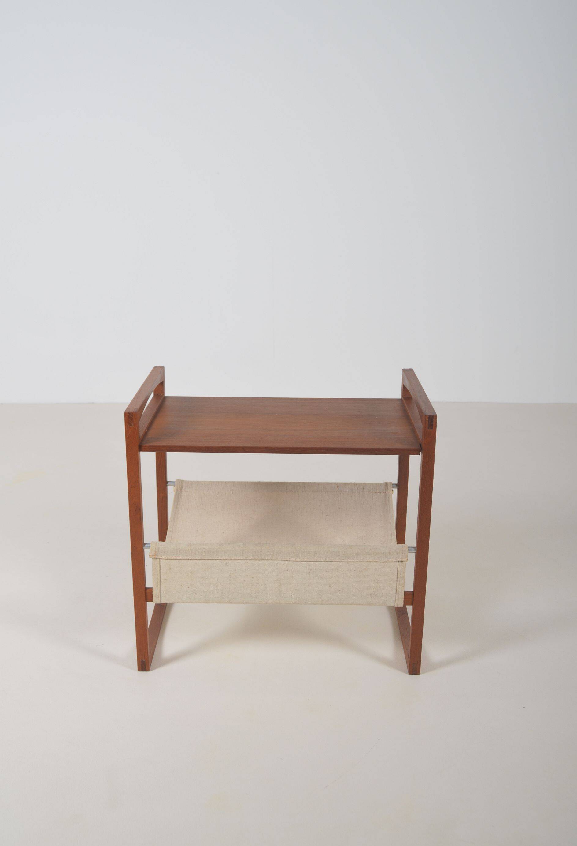 Danish magazine holder designed by Kai Kristiansen for Sika Møbler, 1960s