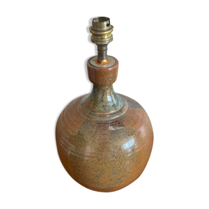 Pied de lampe en grès