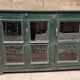 Ancien buffet vitré en teck birman