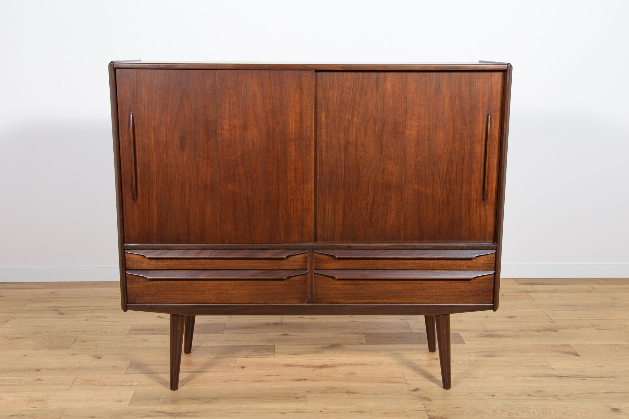 Mid century Danish Teak Highboard, 1960s
