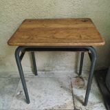 Old child school desk