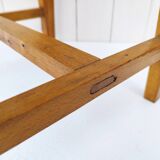 Chaise pour enfant en hêtre verni vintage