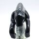 Large Deco sculpture of a panther in Murano glass, 1940s
