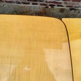 Extendable table with extensions old vintage compass legs design XXeme