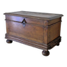 17th century chest in molded oak