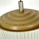 Seguso, Art Deco glass and metal chandelier from 40s