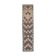 Handwoven vintage anatolian beige runner rug 84 cm x 376 cm