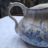 Creil and Montereau iron earthenware jug