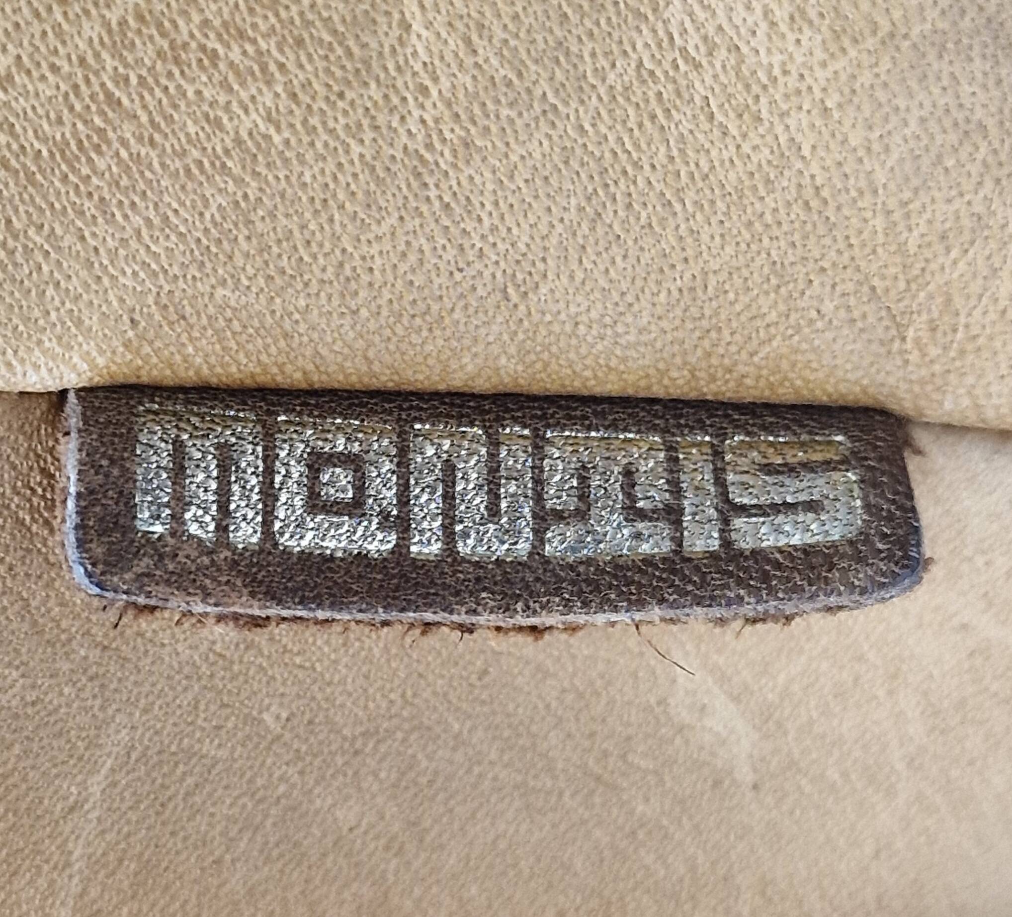 High Back Sofa in Cognac Leather by Gerard Van Den Berg for Montis, 1980s