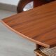 Table basse danoise double plateau en teck 1960