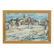 Vintage oil painting from Taufkirchen, Bavaria, Alexander Michael 1975