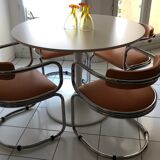 Victoria chair 70s vintage terracotta