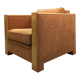 Club chairs Hugues Chevalier sycamore and suede