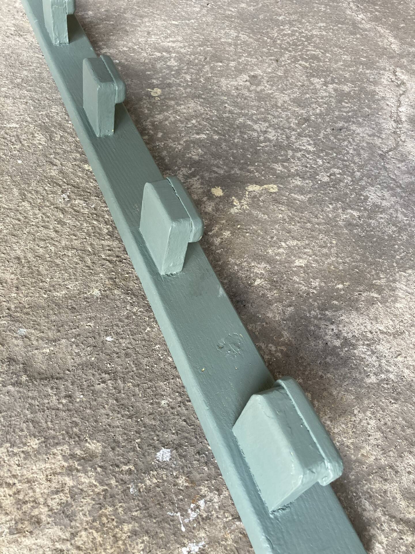 Wall coat rack with 10 hooks