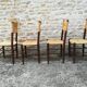 Chaises paillées