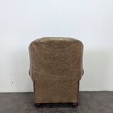 Windsor leather armchair
