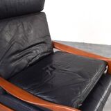 Mid-Century Teak Lounge Chairs by Illum Wikkelsø for Niels Eilersen, 1960s.