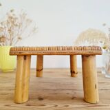 Stool - bamboo stool - bamboo plant stand