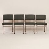 PALI DINING CHAIRS BY LOUIS VAN TEEFFELEN FOR WÉBÉ, 1960S