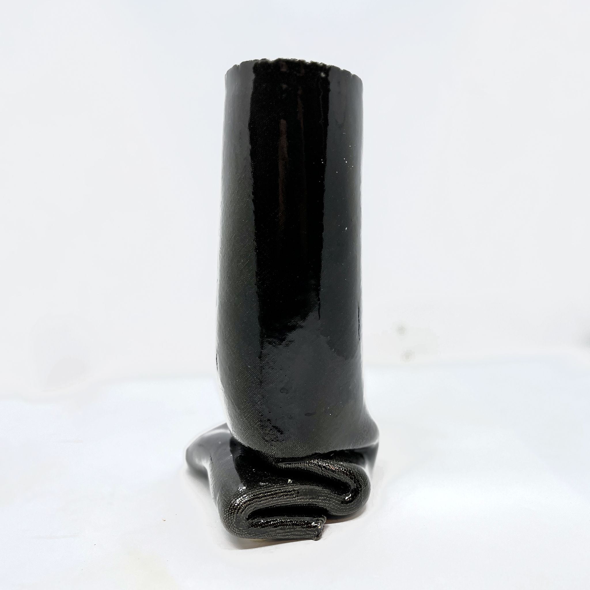 Ceramic handmade vase, Lorenzo, Italy 1970s