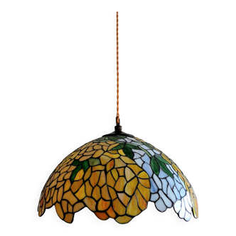 Large Tiffany art deco pendant light 1940