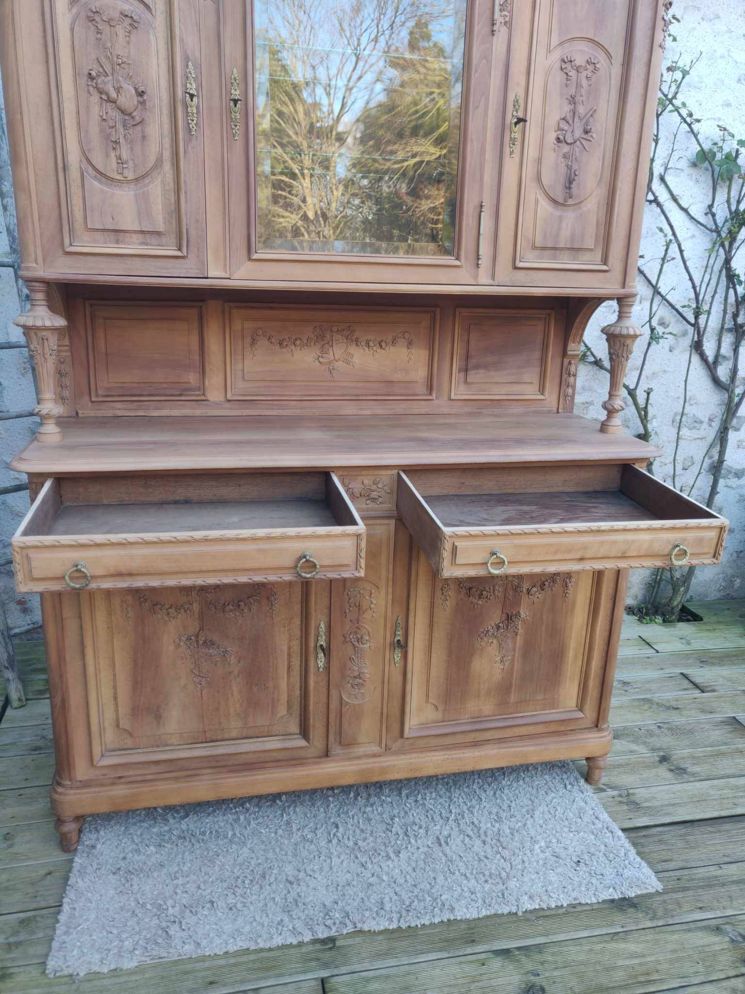 Two carved body dresser