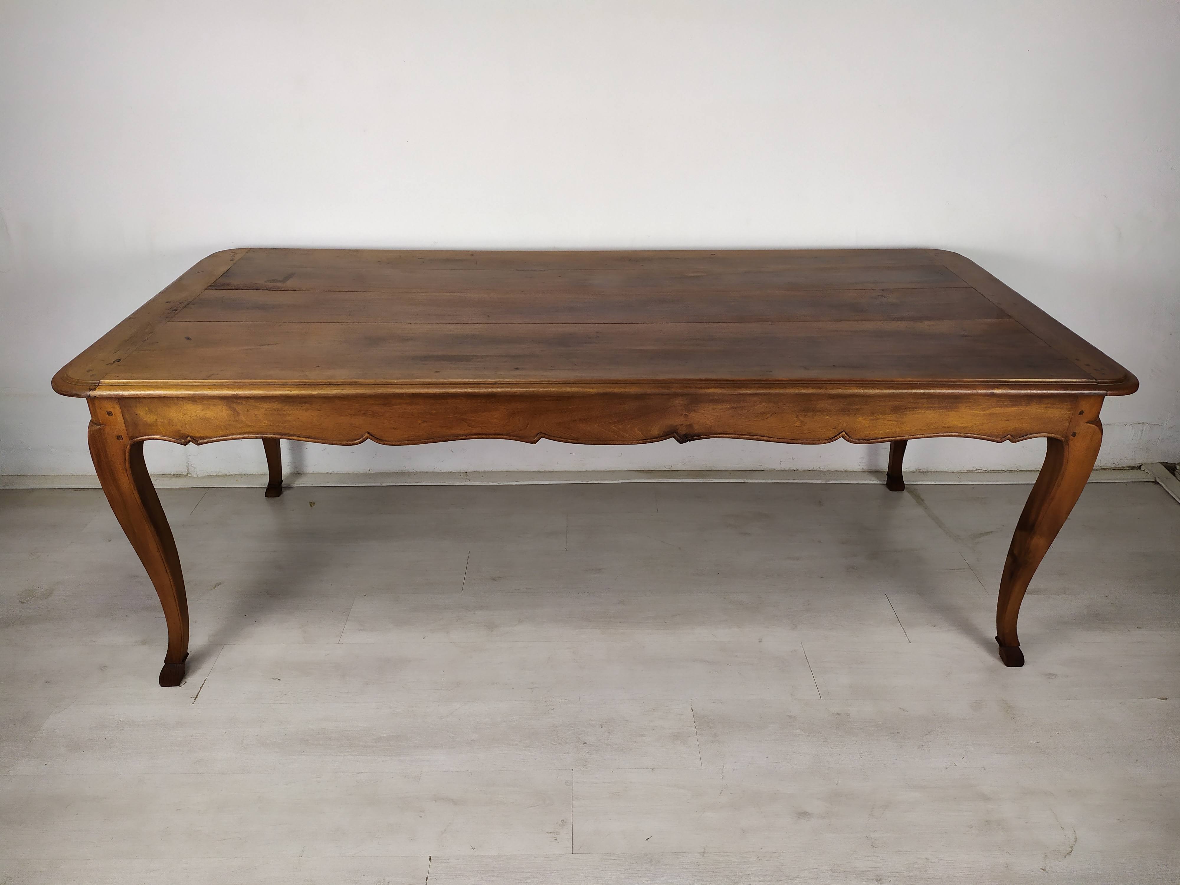 Louis XV walnut table