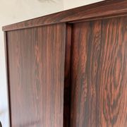 Vintage scandinavian wardrobe wardrobe rosewood sliding doors from tagus falsig