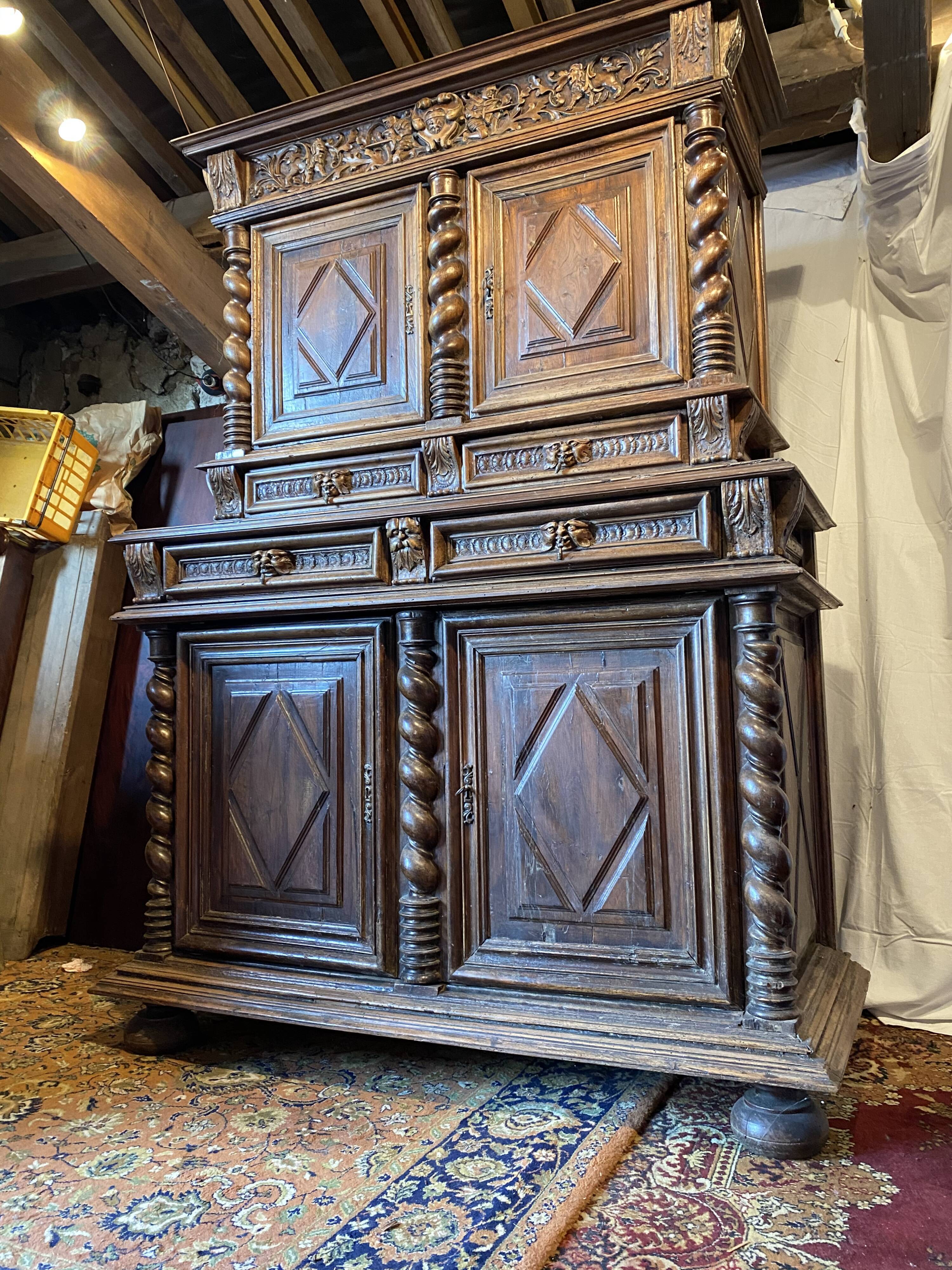 Louis XIII slimmed-down buffet