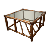 Vintage bamboo coffee table
