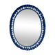 Antique mirror in porcelain from Italy - 64x50cm