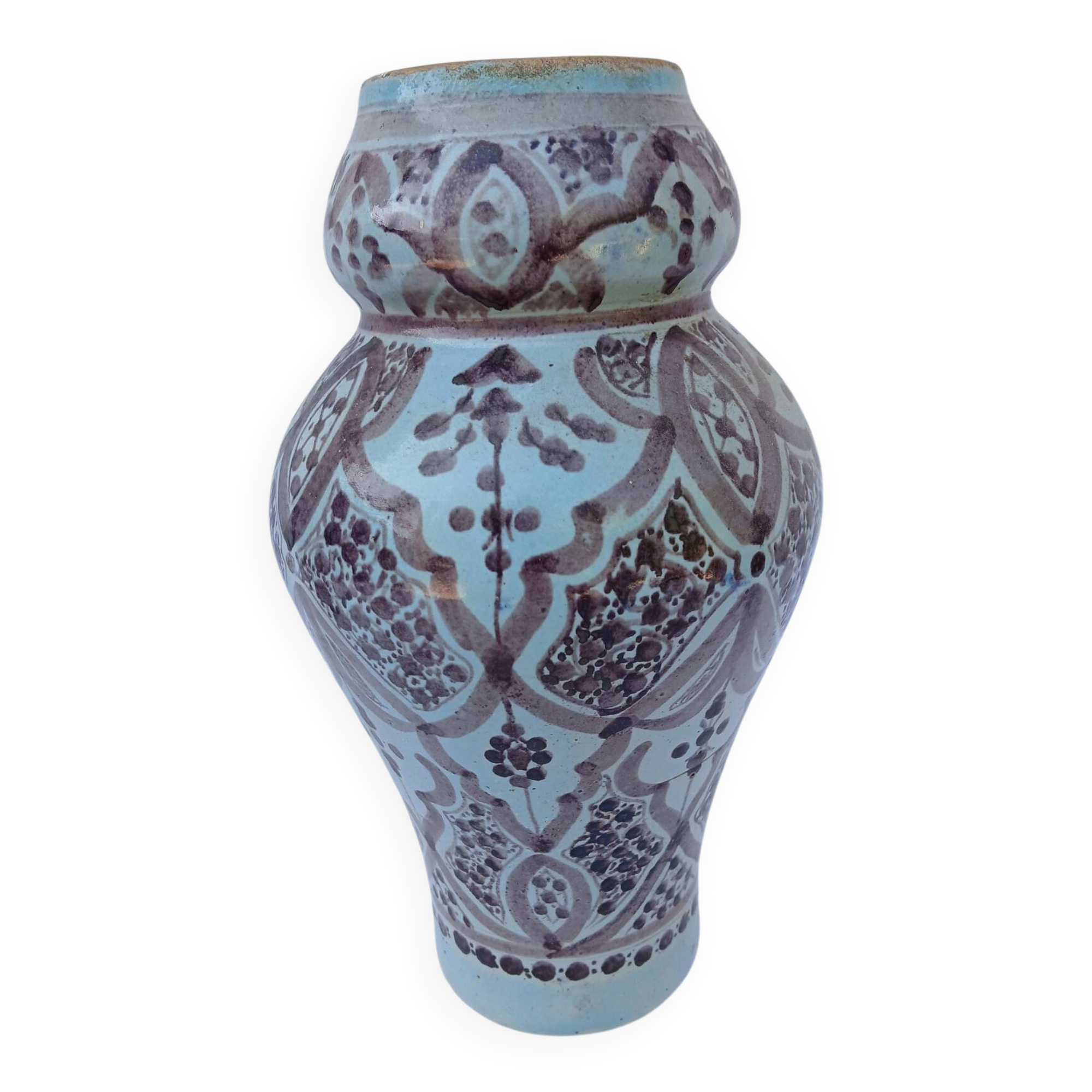 Vase safi ancien signé