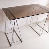 Olivier Mourgue Airborne chrome metal trestles