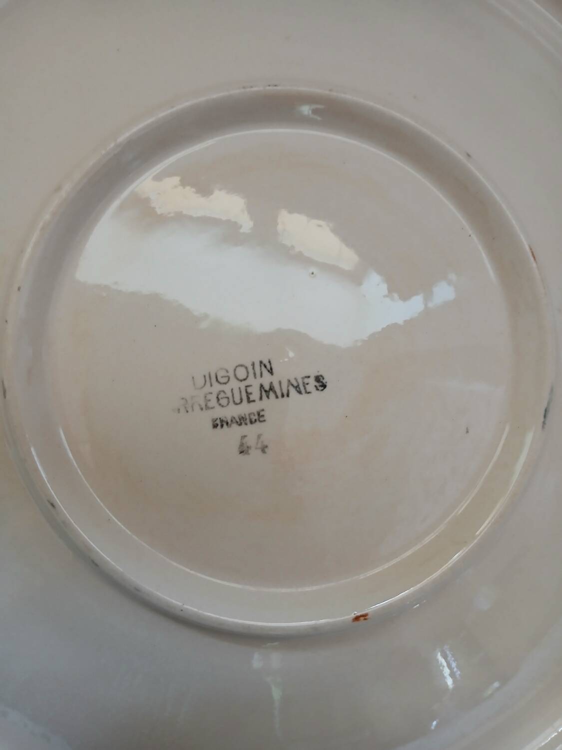 25 old Digoin and Sarreguemines plates