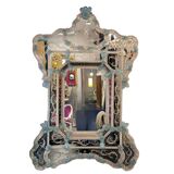 Espejo in Murano crystal, recorded in acid, Ongaro and Fuga, s.XX – Italia